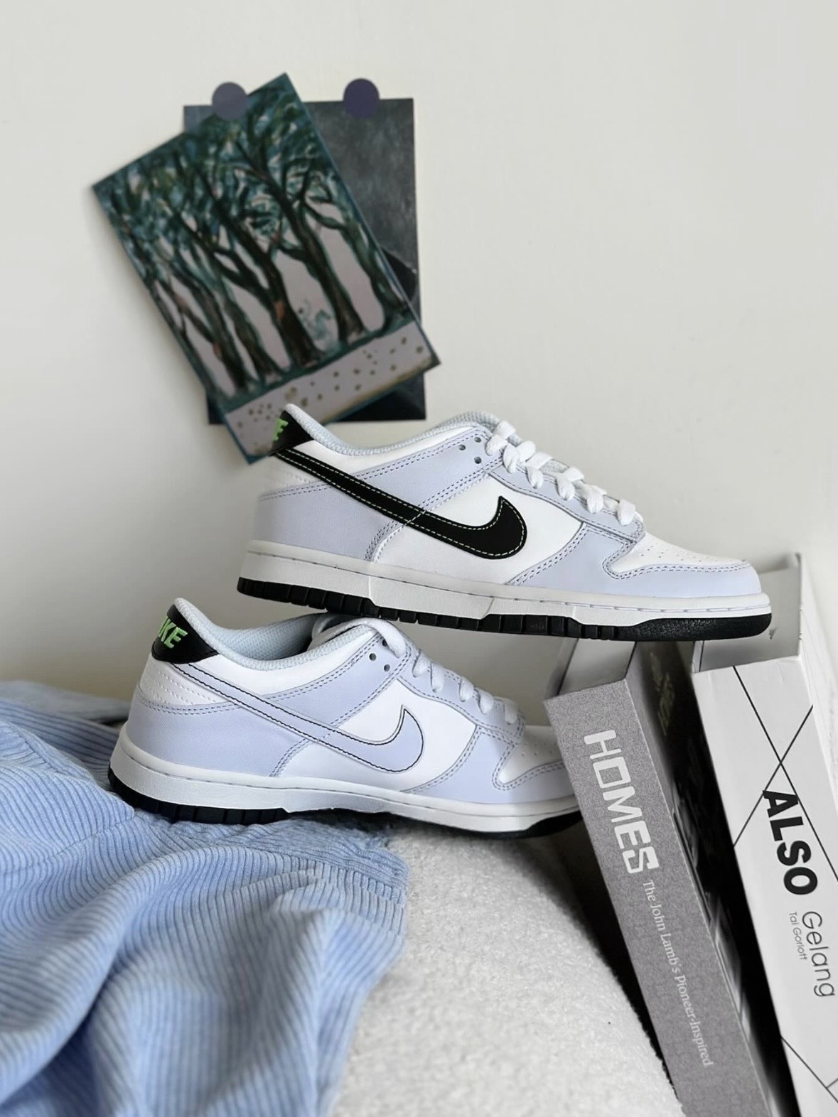 <快速出貨> Nike Dunk Low GS 雲霧灰綠