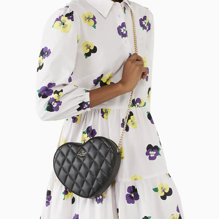 [香港現貨] Kate Spade Quilted Heart Crossbody