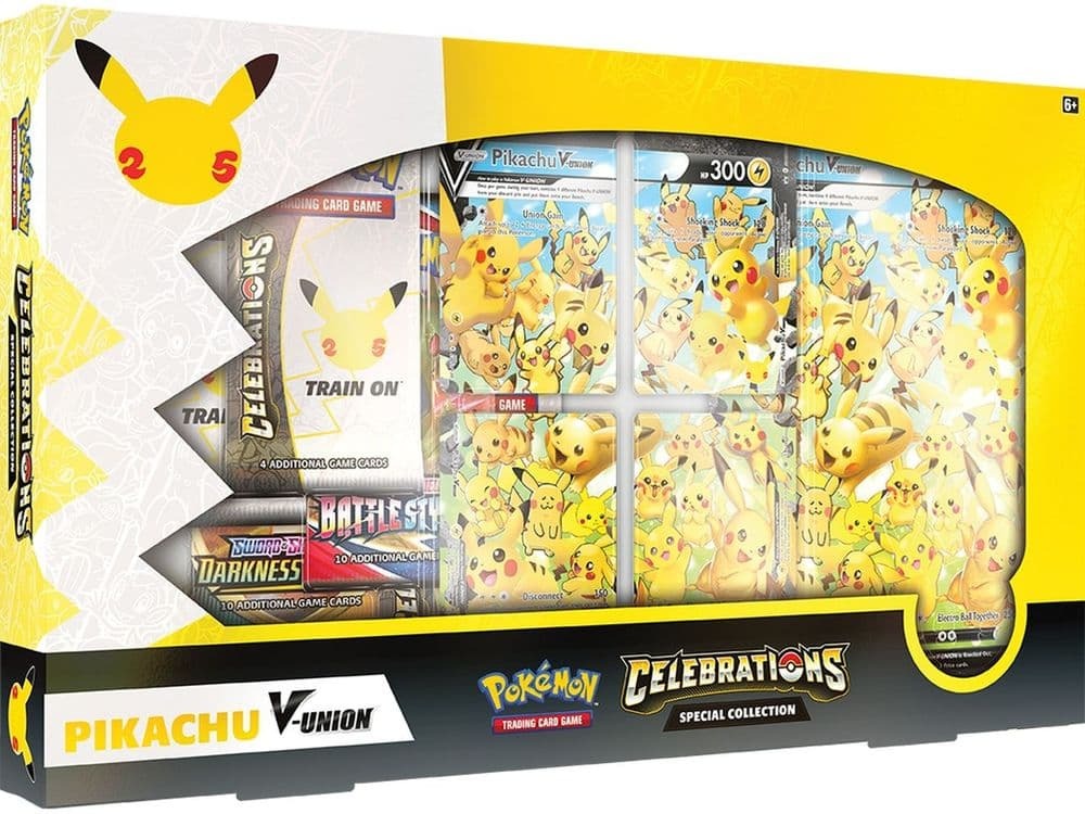 Pokémon TCG Box Celebrations Pikachu V-Union Special Collection