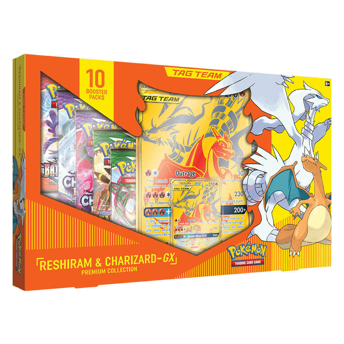 Pokémon TCG Box Reshiram & Charizard-GX Premium Collection