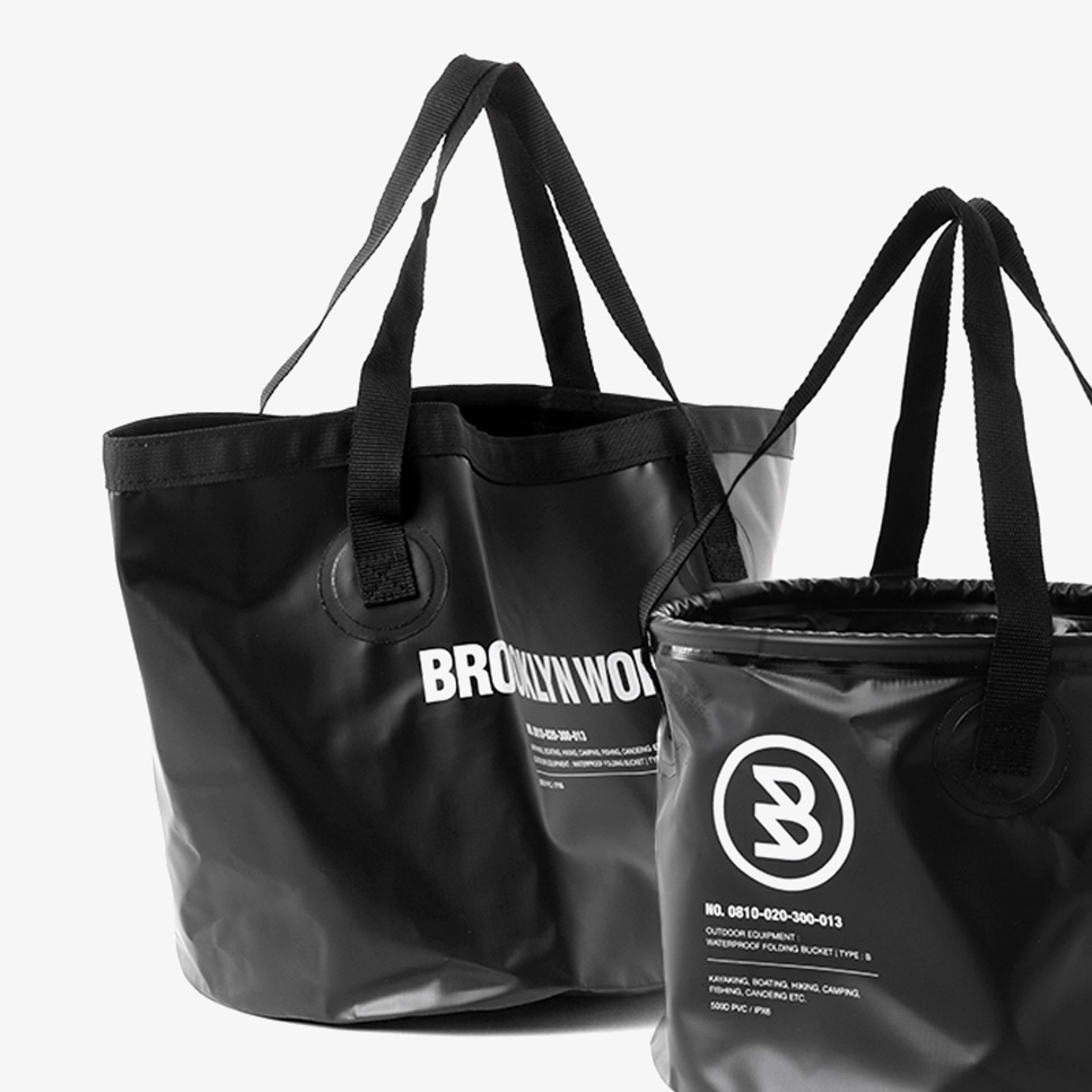 【BROOKLYN WORKS】摺疊防水桶套組 (12L+20L)