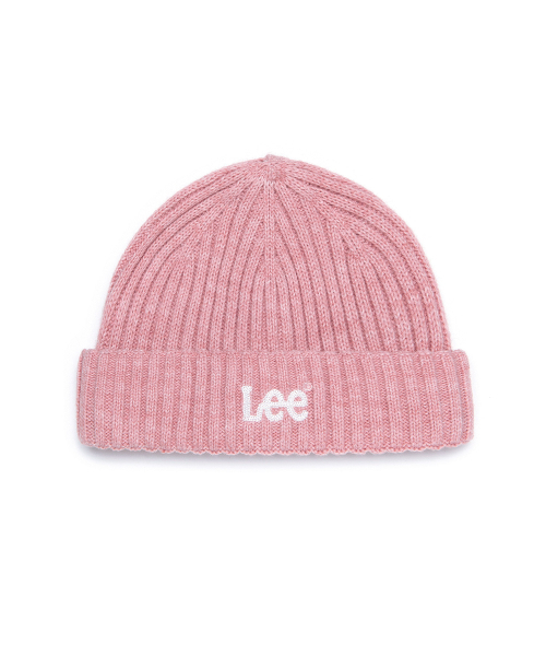 【代購】LEE Knit Short Beanie Pink 毛帽 LE2304CA21
