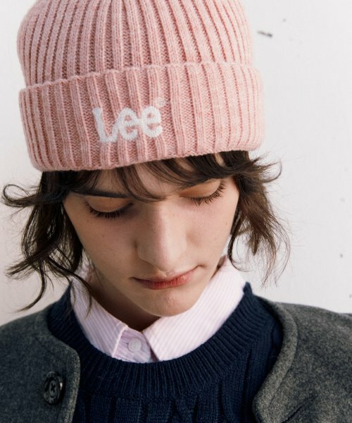 【代購】LEE Knit Short Beanie Pink 毛帽 LE2304CA21