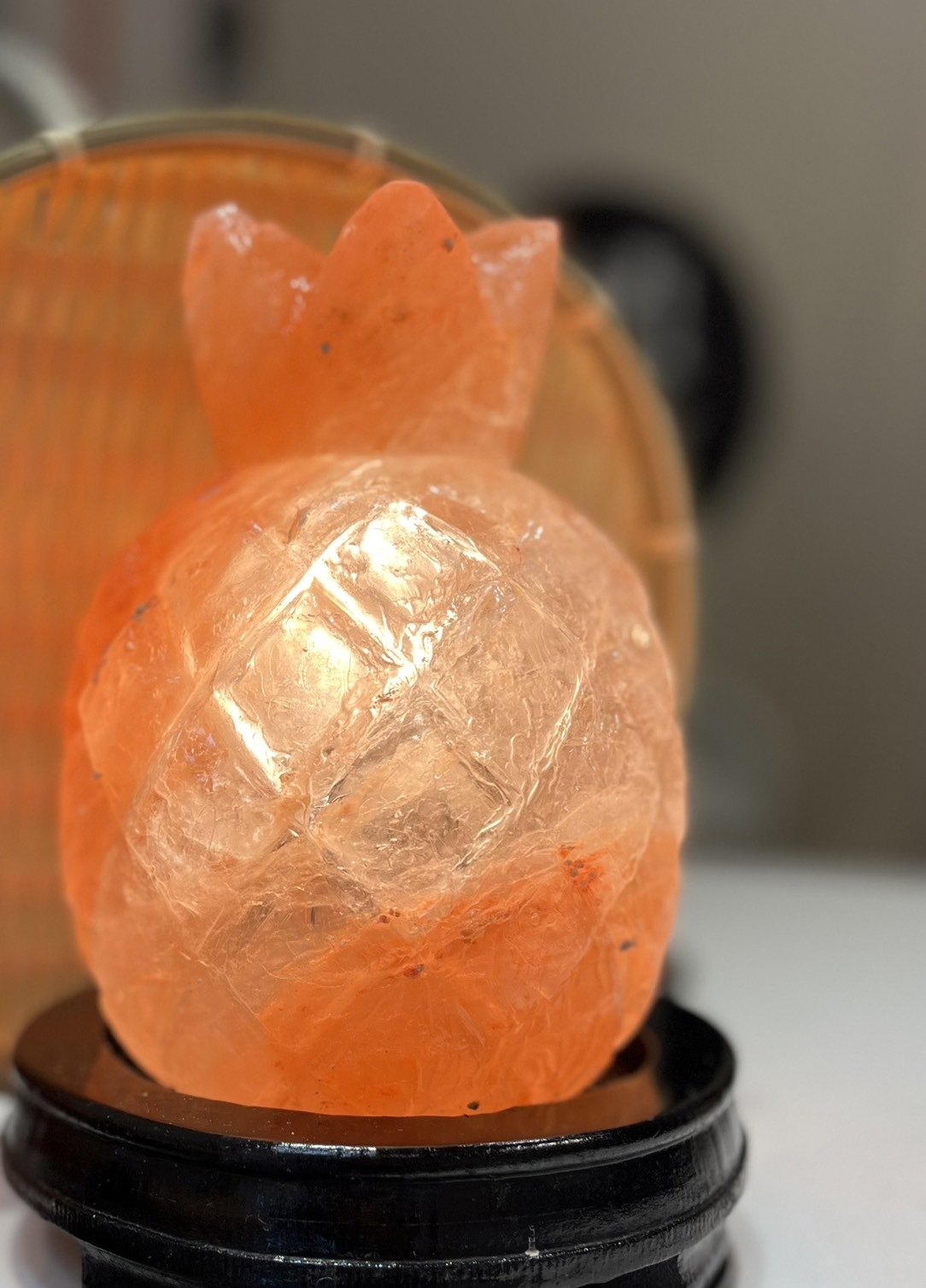 晶化鳳梨鹽燈 one and only 唯一一件 ~ 精選造型鹽燈