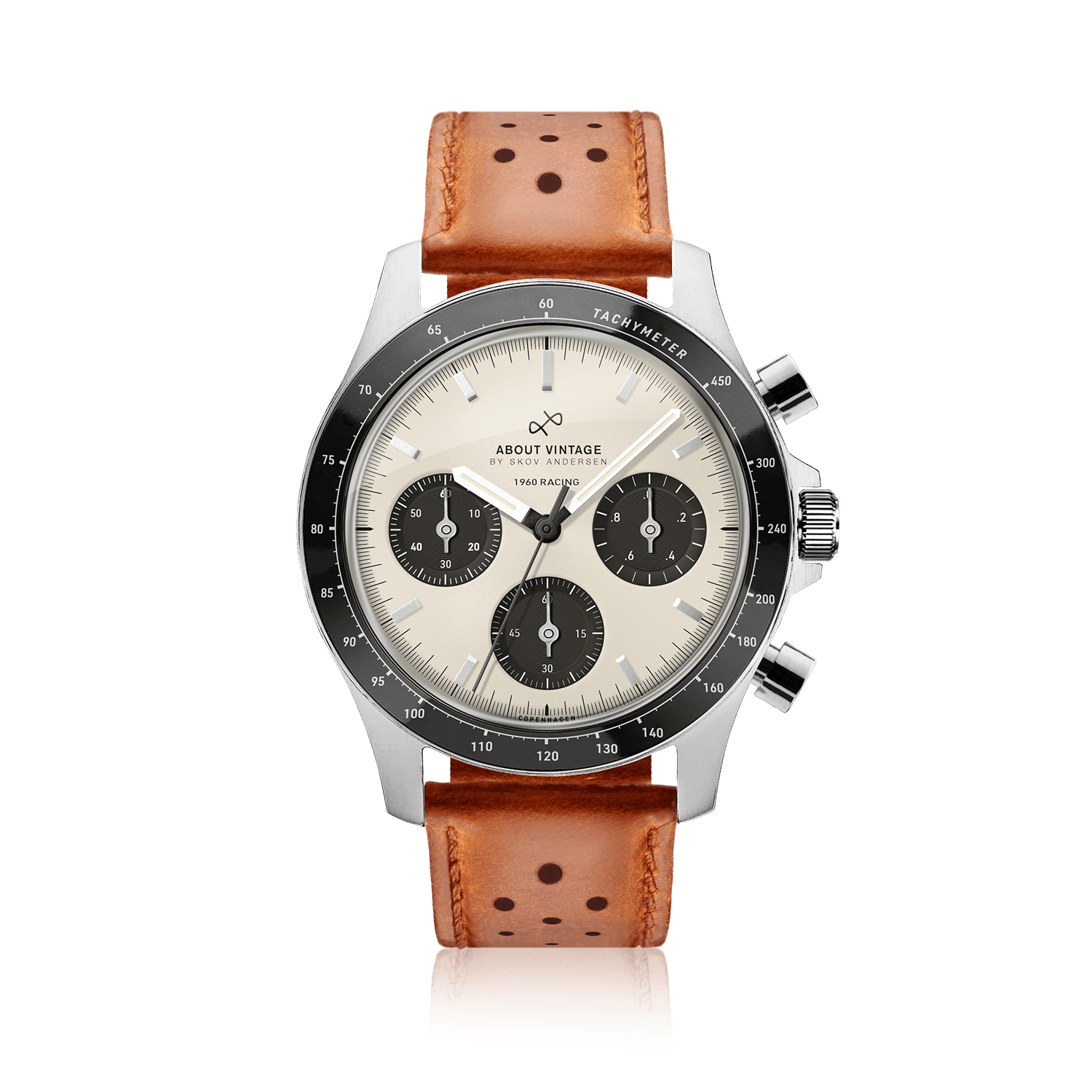 1960 Racing Chronograph - Off White & Black