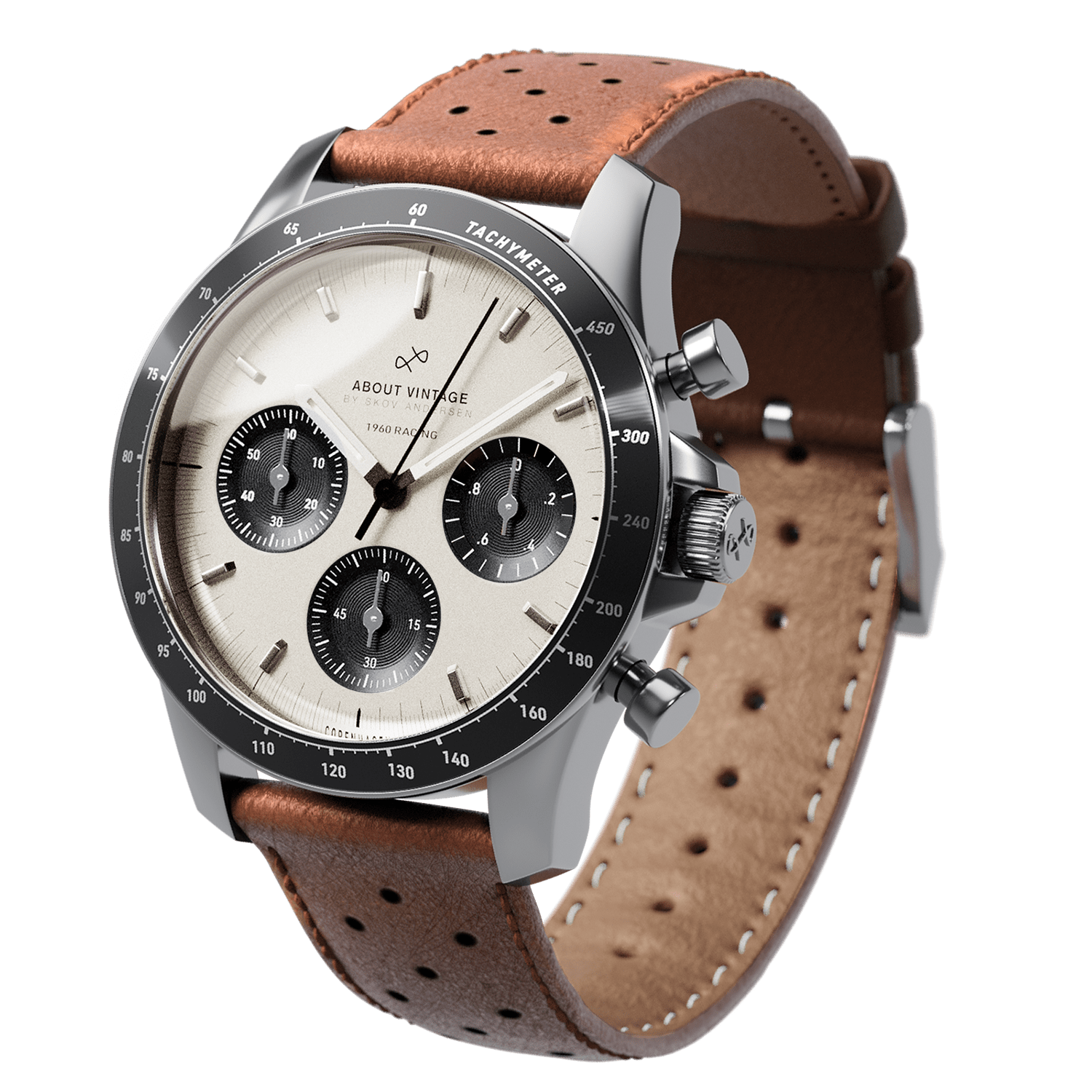 1960 Racing Chronograph - Off White & Black