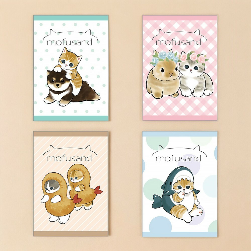 貓福珊迪｜𝗠𝗼𝗳𝘂𝘀𝗮𝗻𝗱 口袋筆記本 多用途筆記本 便攜筆記本