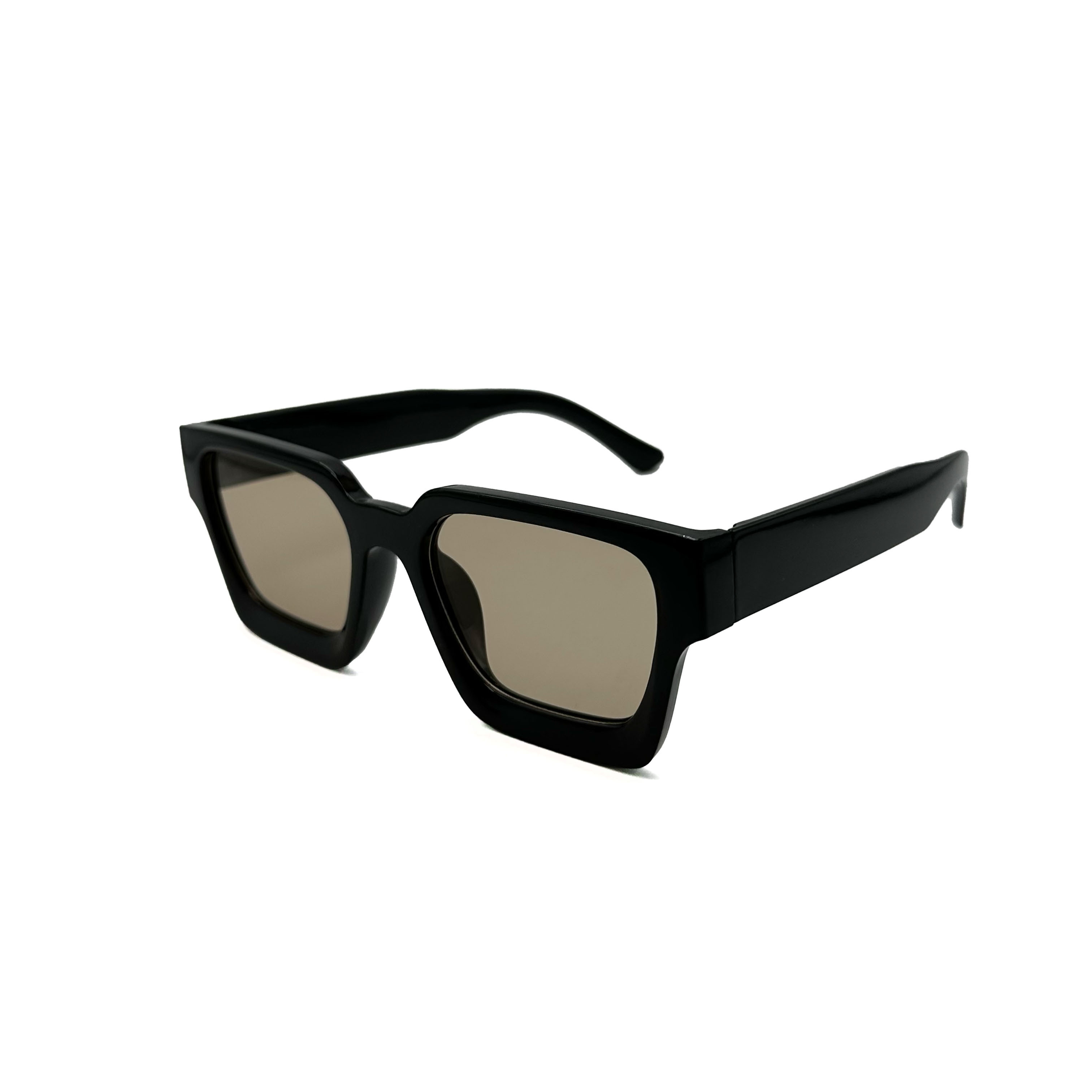 CHILL 簡約復古厚框墨鏡-茶