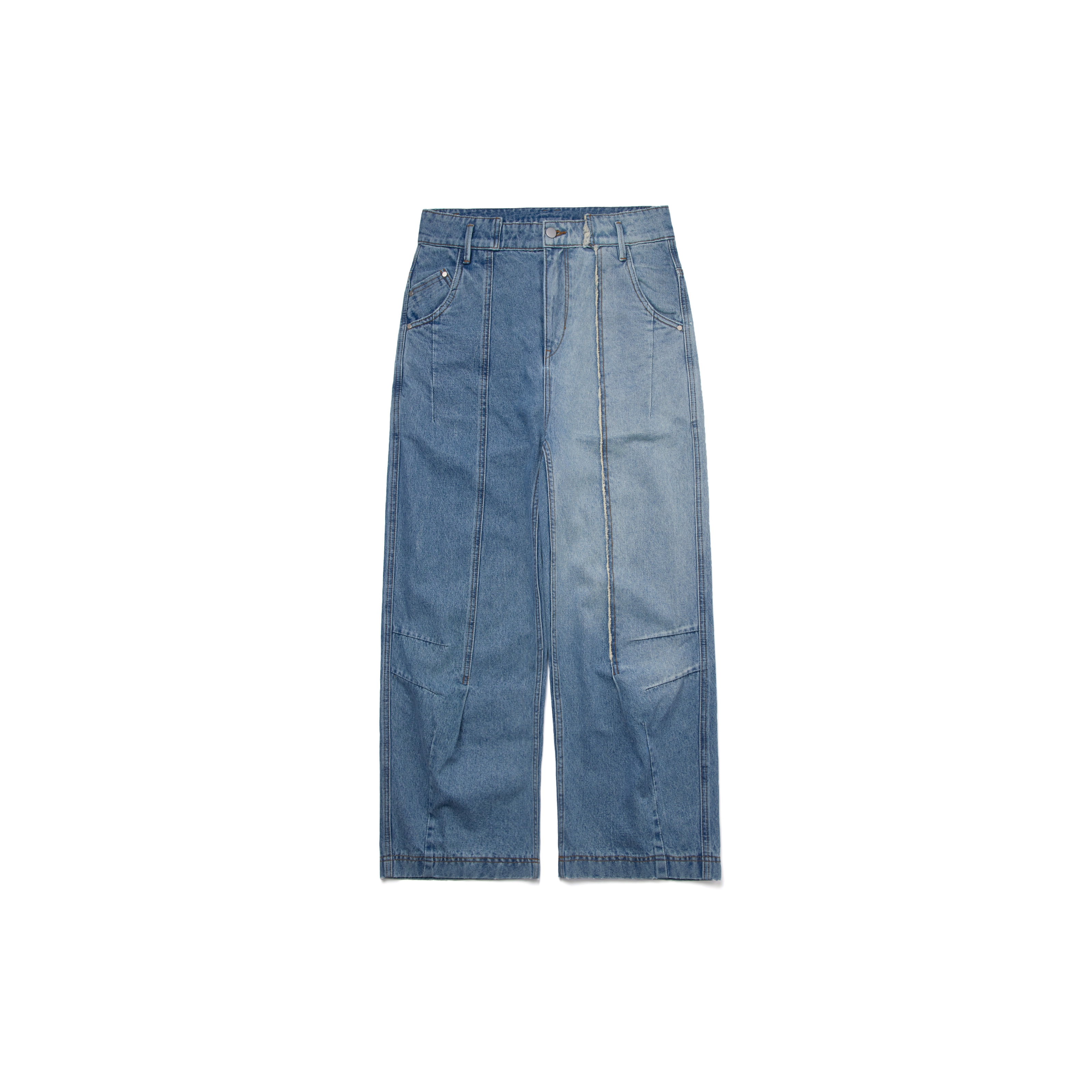 MELSIGN - Stitching Fringe Denim - Natural