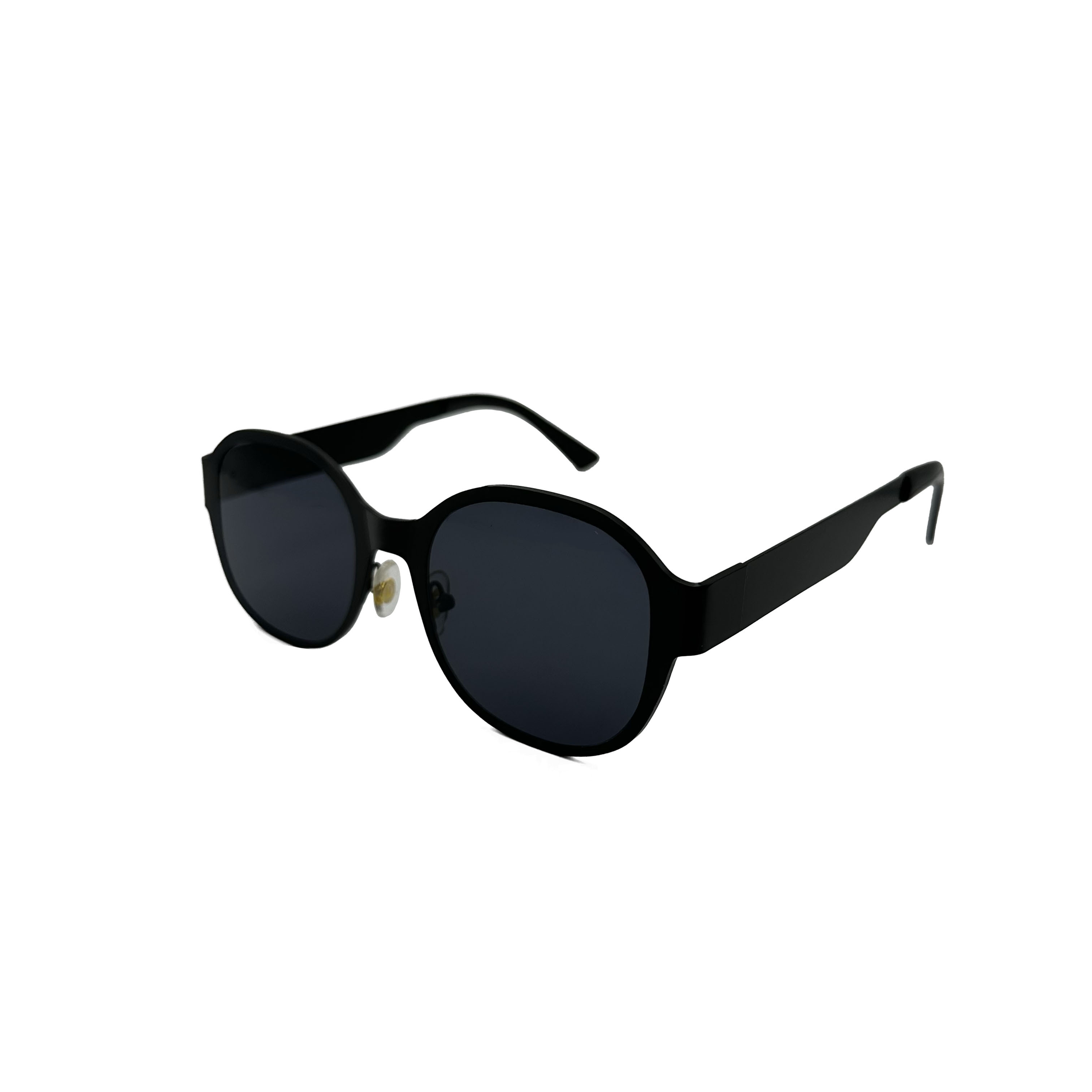 CHILL 金屬復古造型墨鏡-黑