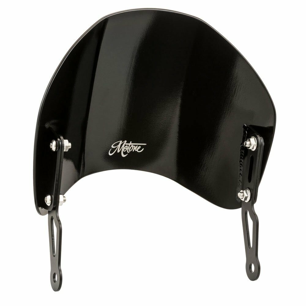 Motone 通用型 金屬 風罩 低款 亮黑