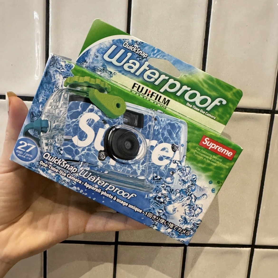 SUPREME X FUJIFILM WATERPROOF 防水相機底片相機一次性