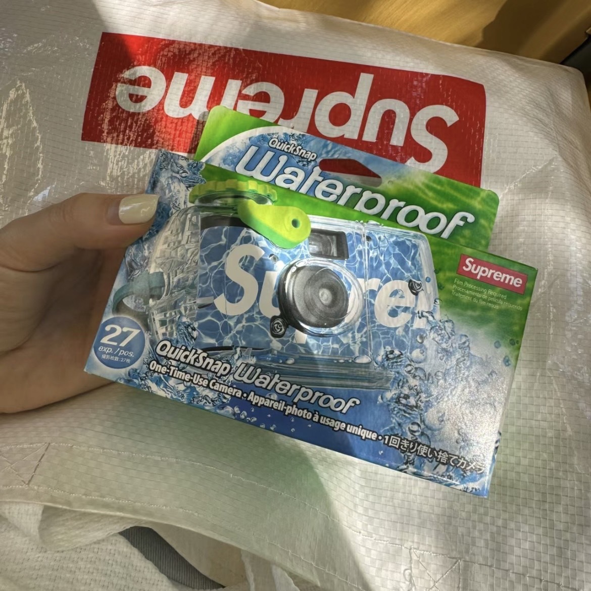 聯名款 SUPREME X FUJIFILM WATERPROOF 防水相機 底片相機 一次性 / 預購