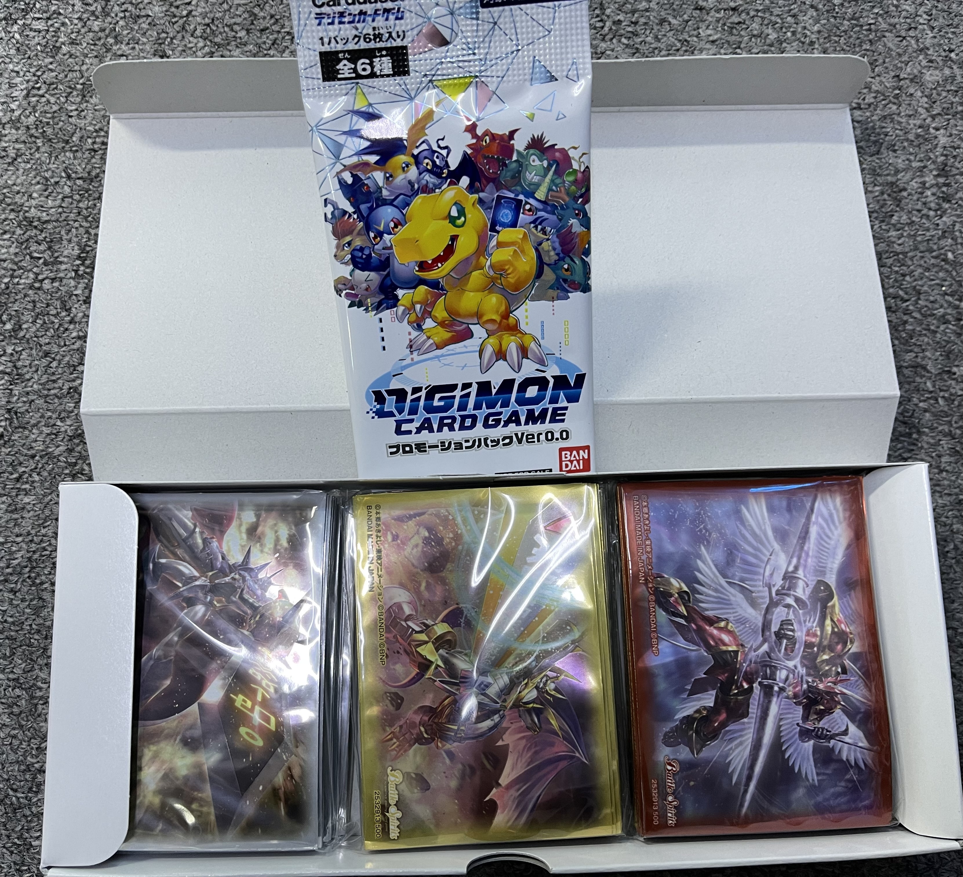 數碼暴龍 原盒 卡套SET/PROMO PACK