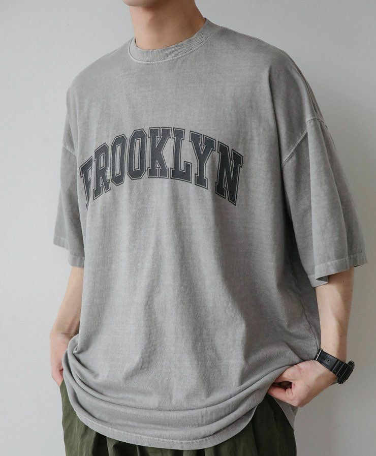 英文字短袖Tee manhattans-005T