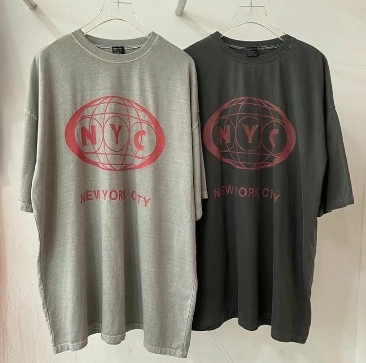 英文字短袖Tee manhattans-006T