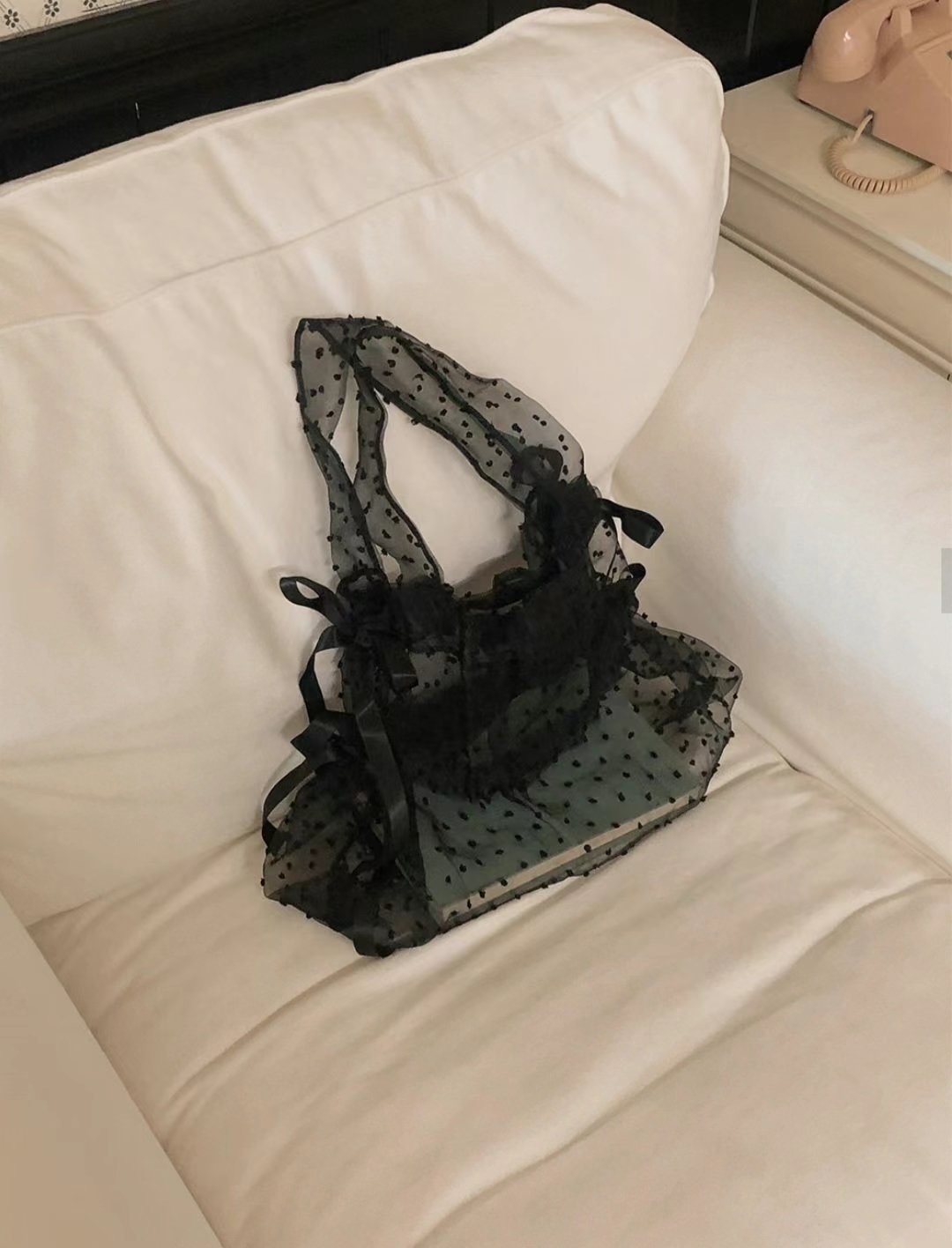 KR RIBBON MINI BAG (3 COLORS)