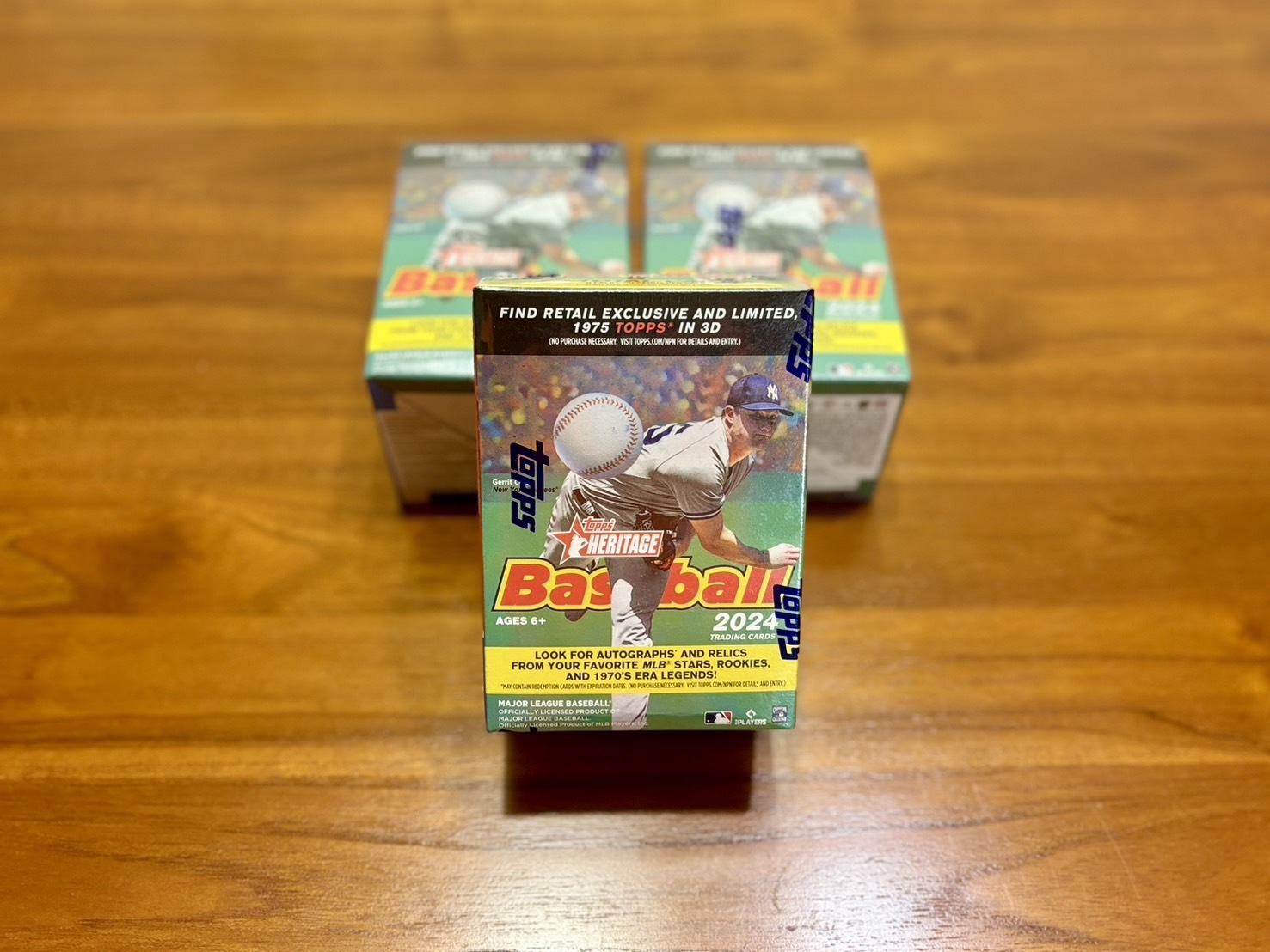 Topps 2024 Heritage Baseball Blaster Box 球員卡 卡盒
