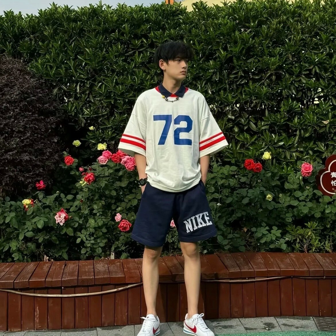 Nike As M Nk Club Ft Short Aplq Arc 刺繡Logo運動抽繩短褲灰色