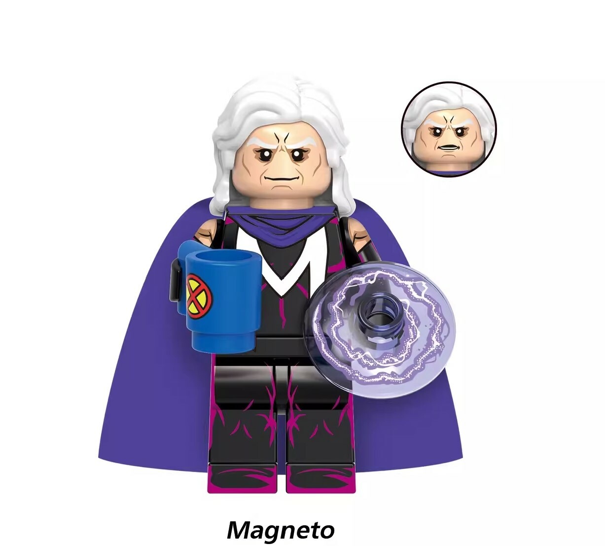 Magneto X-Men DC SuperHeroes Custom Minifigures Minifigs Fit Lego GH0530