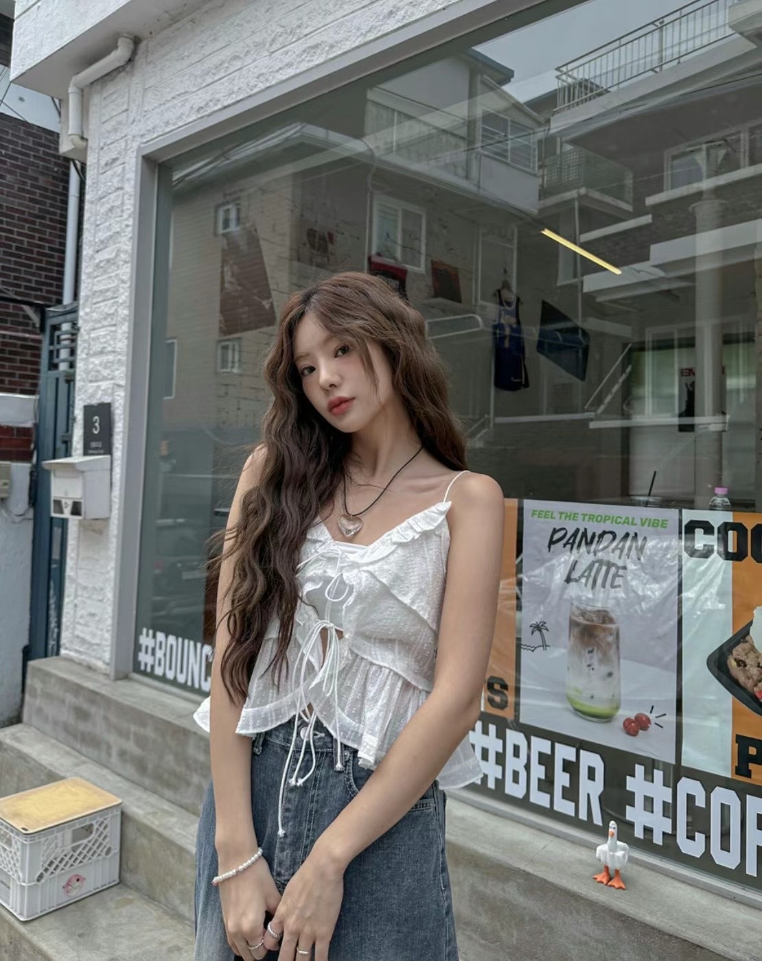 韓國 蛋糕 蕾絲 背心 外搭