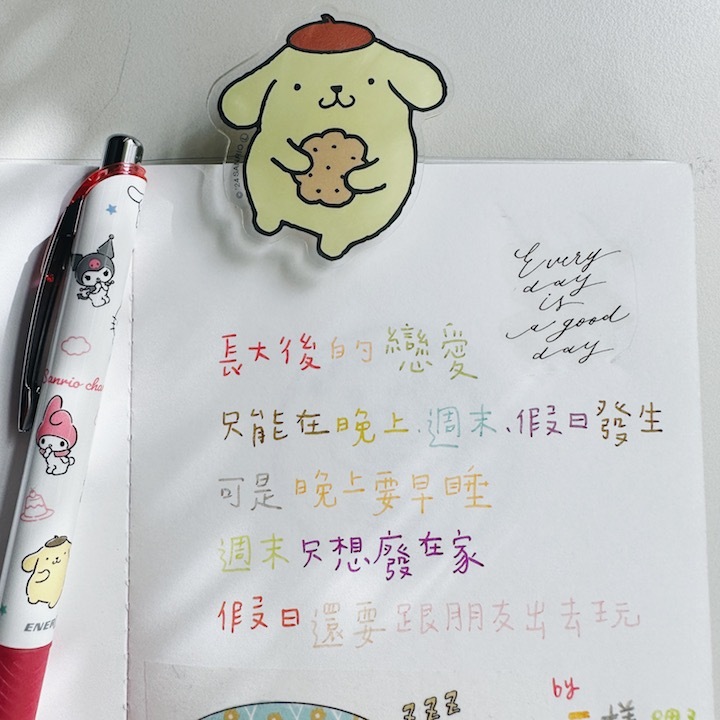 三麗鷗 壓克力萬用夾 手帳夾｜日本Sanrio