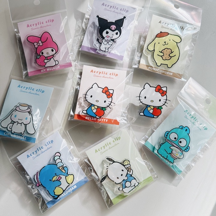 三麗鷗 壓克力萬用夾 手帳夾｜日本Sanrio