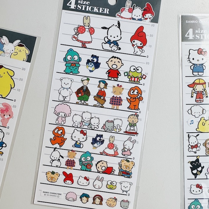 綜合款 三麗鷗系列 4種大小 手帳貼紙