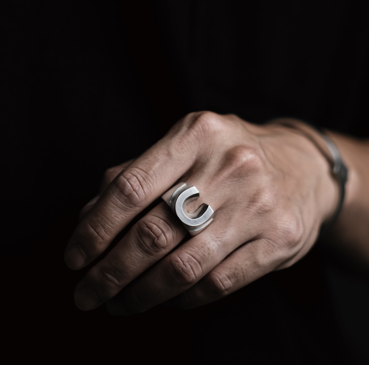 Logis 手工銀飾設計品牌 Horseshoe（大） 戒指 925純銀 飾品 金工