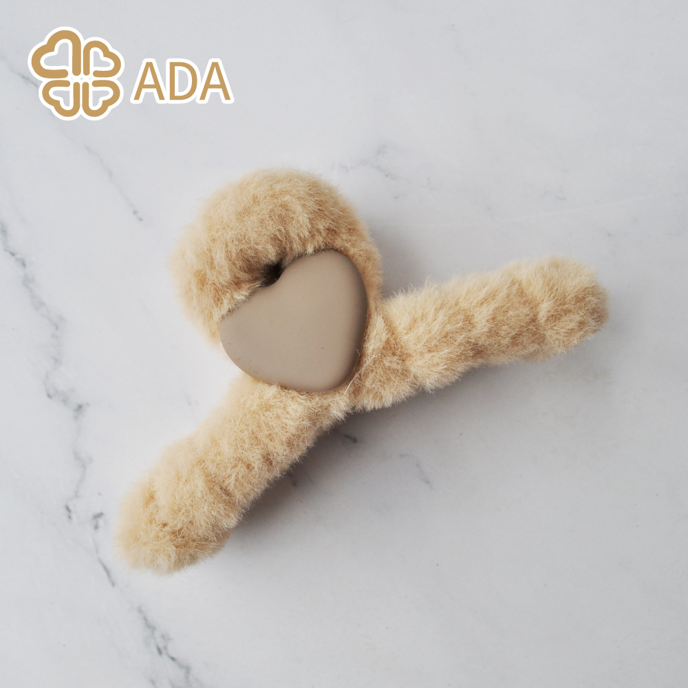 ADA 咖啡愛心毛絨中抓夾1入