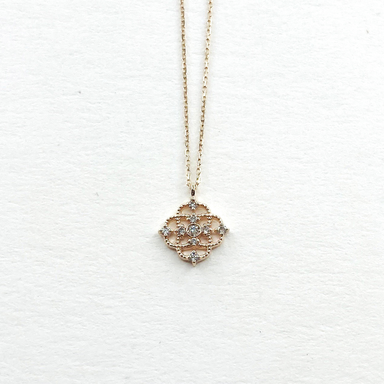 K10 巴洛克鑽石項鍊