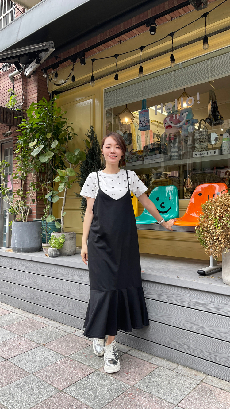 Oh Snow獨家訂製款吊帶魚尾裙