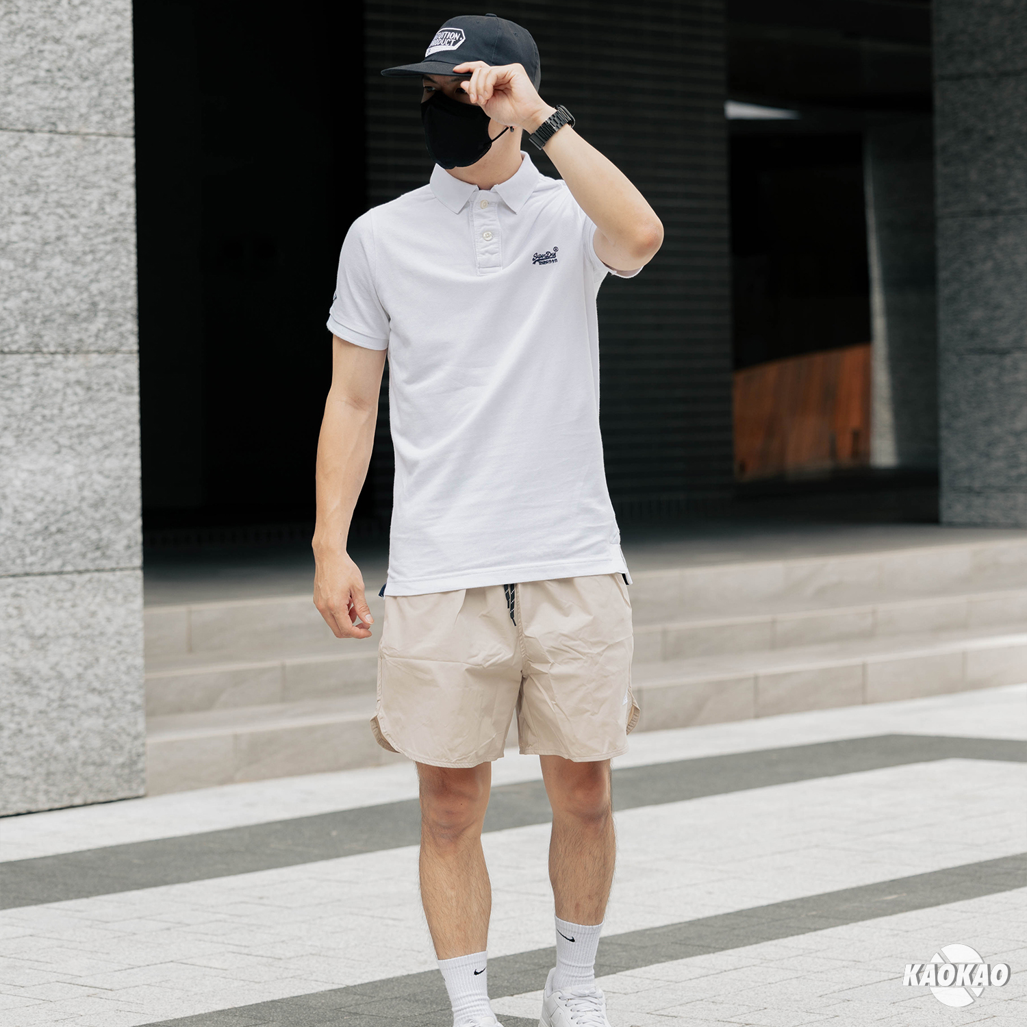 出清 Superdry Polo衫 左胸刺繡 版型偏小『黑白深藍』【suplogo09】