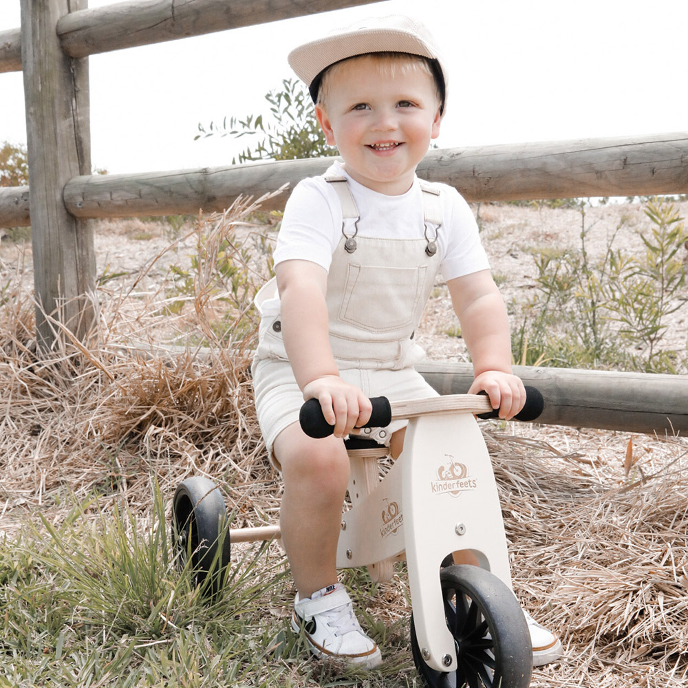 Kinderfeets美國 木製平衡滑步車/教具車初心者三輪系列｜多款可選
