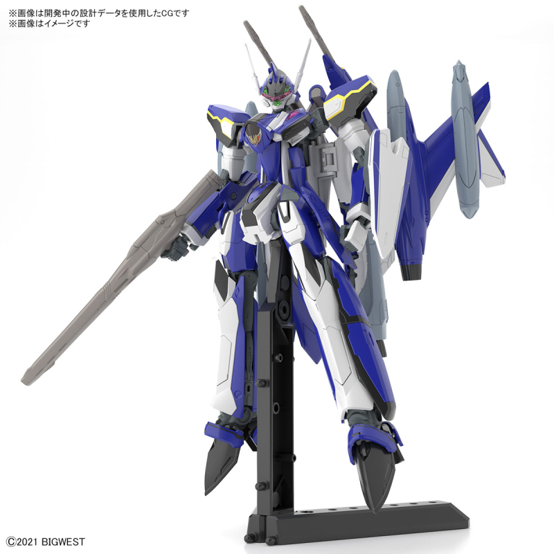BANDAI DX超合金超時空要塞YF-29 Durandal Valkyrie 麥斯機Full Set Pack (藍色機)
