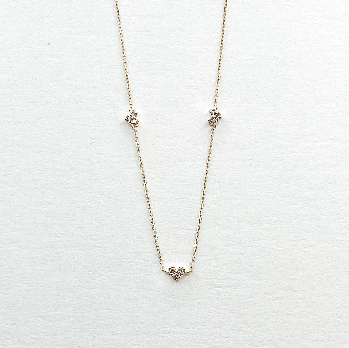 K10 小愛心鑽石項鍊