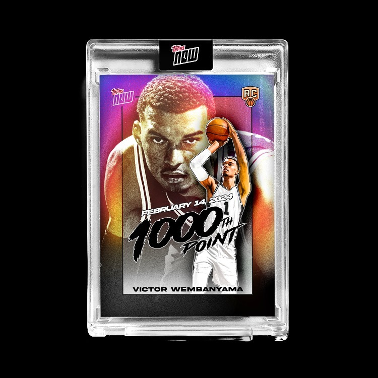 NBA球員卡 Victor Wembanyama - 2023-24 TOPPS NOW® Basketball Card VW-1 - PR: 33120