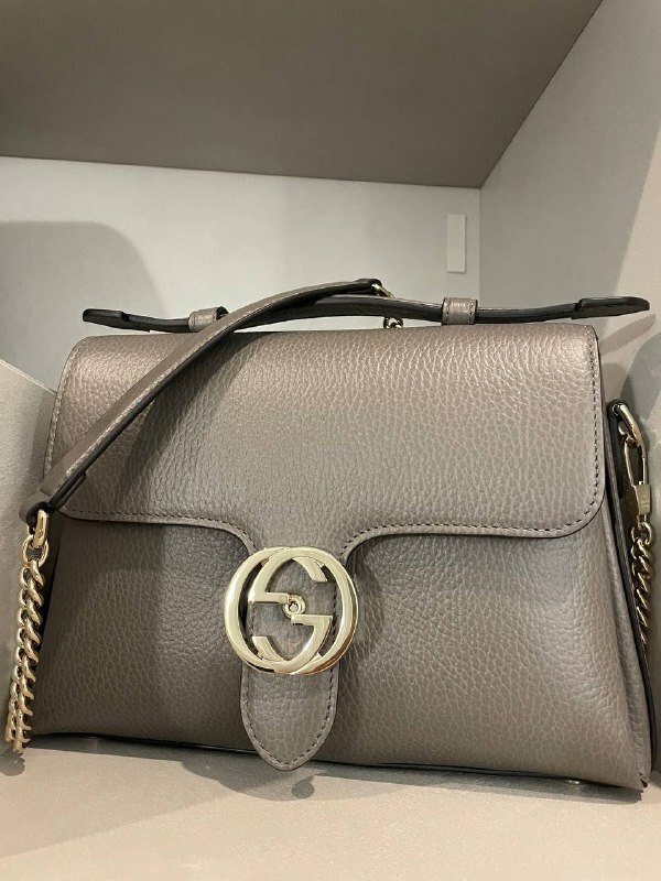 [S] GUCCI INTERLOCKING TOP HANDLE WITH CHAIN, 510302CAO0G-1226 (SGC96)