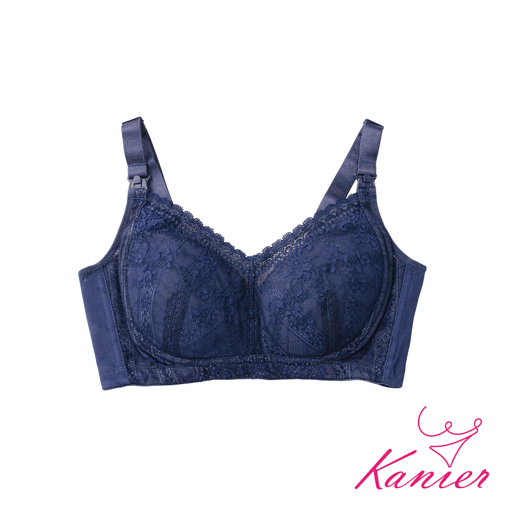 【Kanier卡妮兒】傾其所愛．無鋼圈機能型哺乳內衣【5023.5025 寧靜藍 -C / D / E / F / G罩杯】