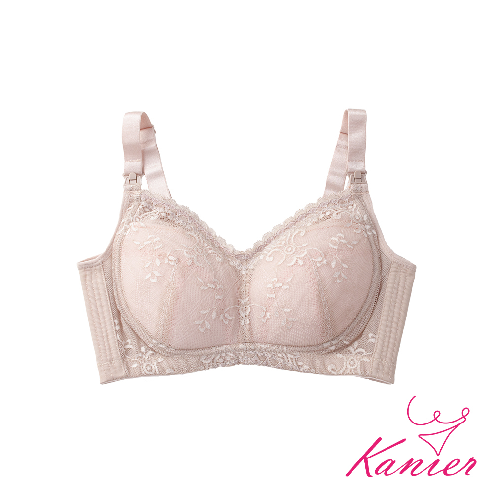 【Kanier卡妮兒】傾其所愛．無鋼圈機能型哺乳內衣【5023.5025 柔感膚 -C / D / E / F / G罩杯】
