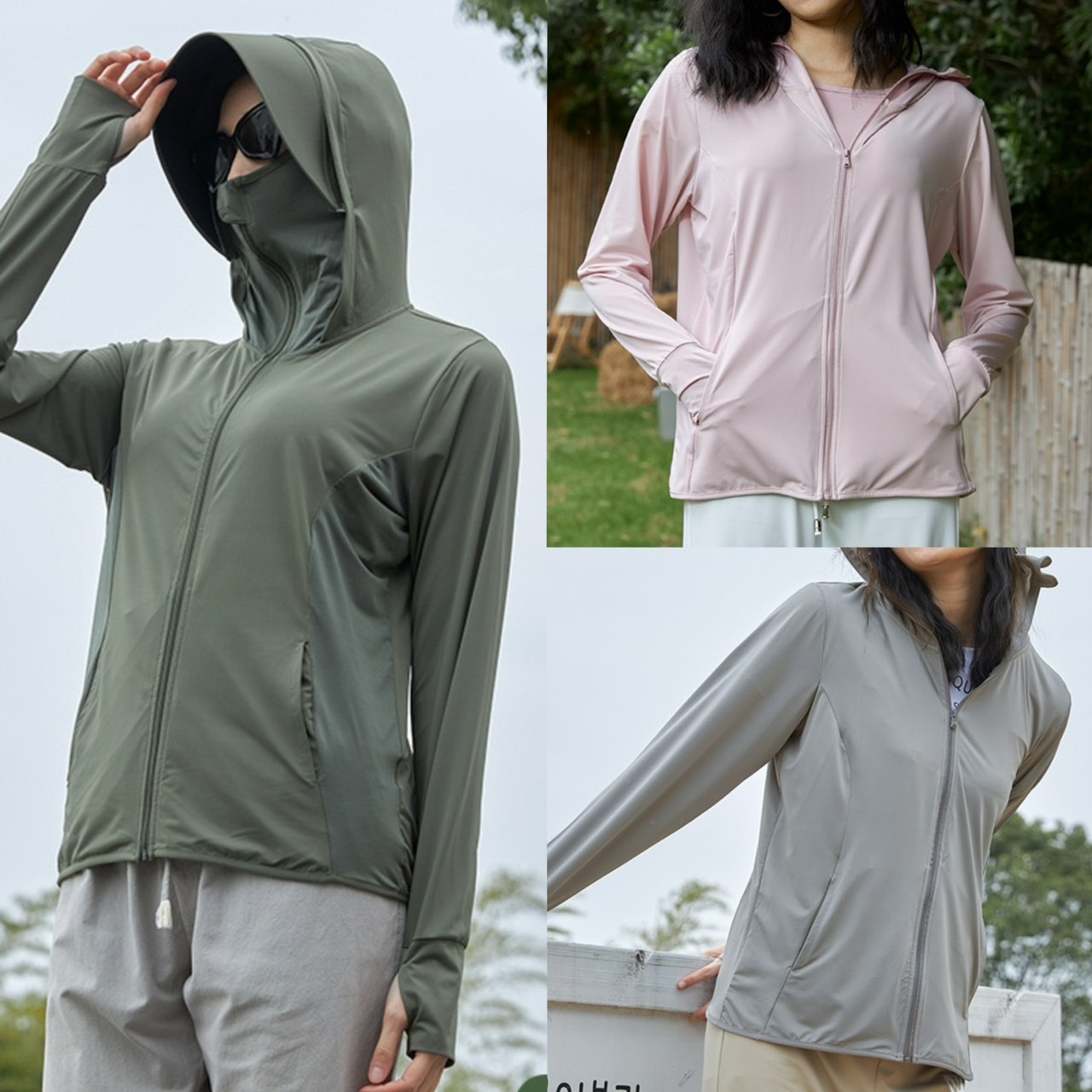 #現貨出清 冰絲涼感防曬衣 防曬外套 有帽 正常版 有口袋 UPF50+