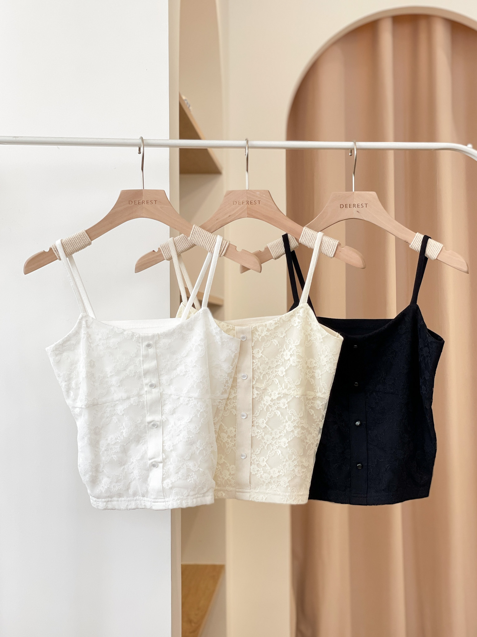 T1048 Crystal Lace Camisole