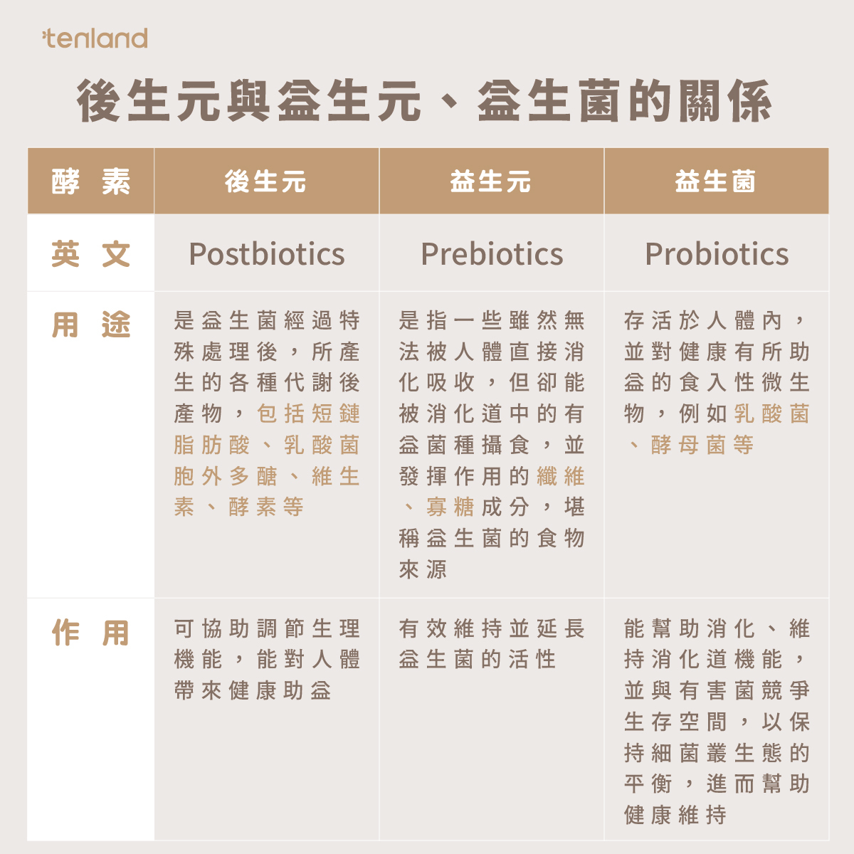 後生元全解析:認識2大關鍵功效,掌握與益生元、益生菌的差異!