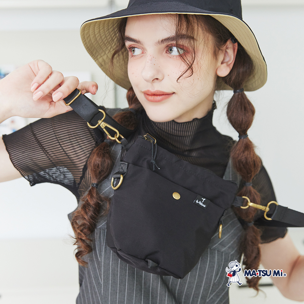 MA‧TSU Mi 輕量運動包包(卡其.黑)