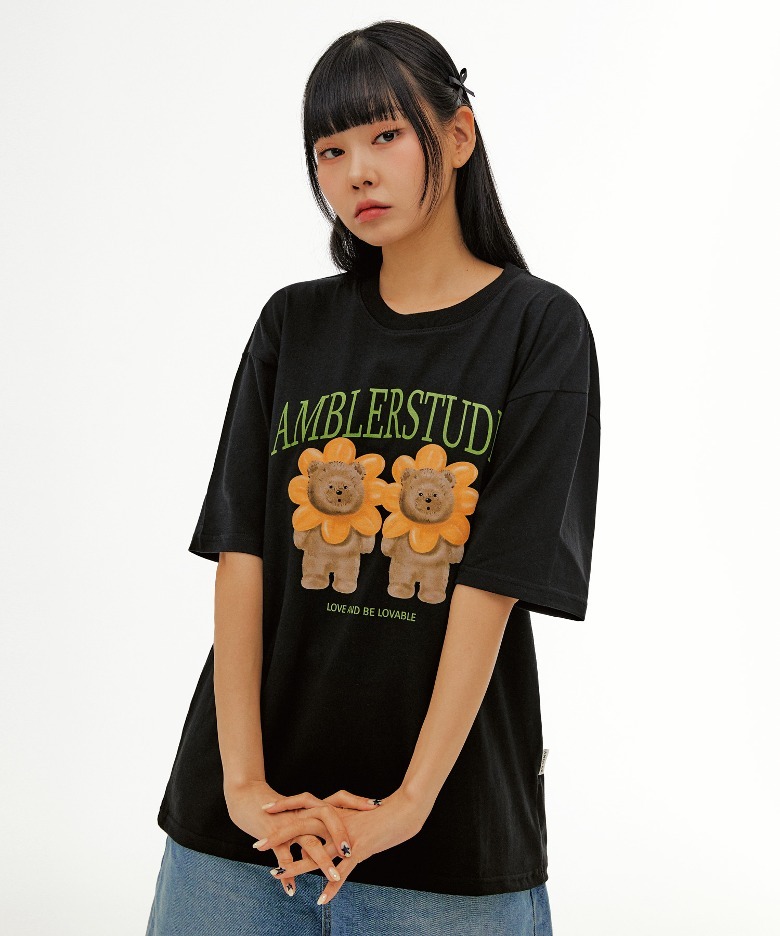 預訂｜AMBLER Flower Bear T-Shirt (2 COLOR)