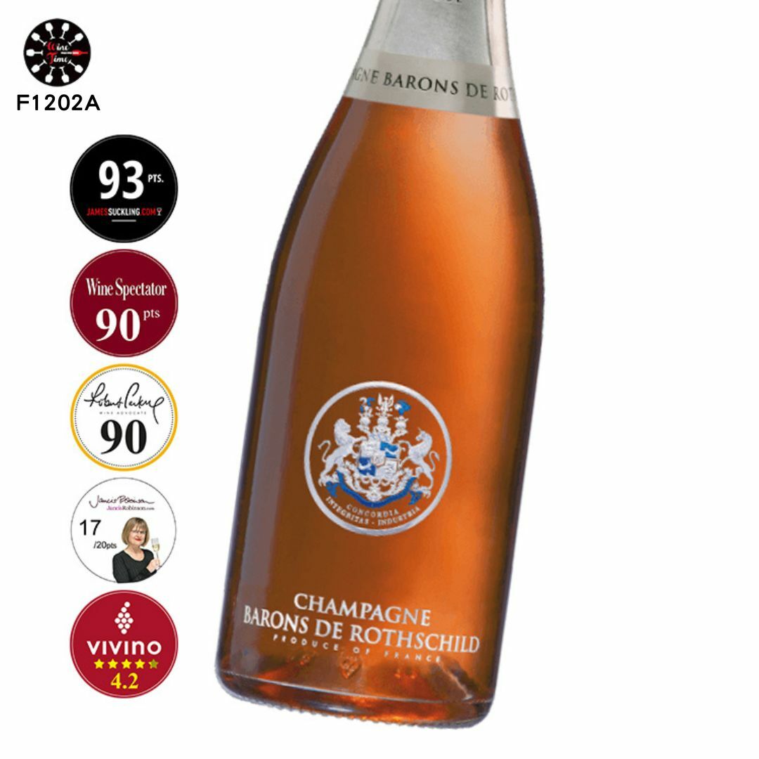 Barons de Rothschild Champagne Brut Rose NV | Wine Time