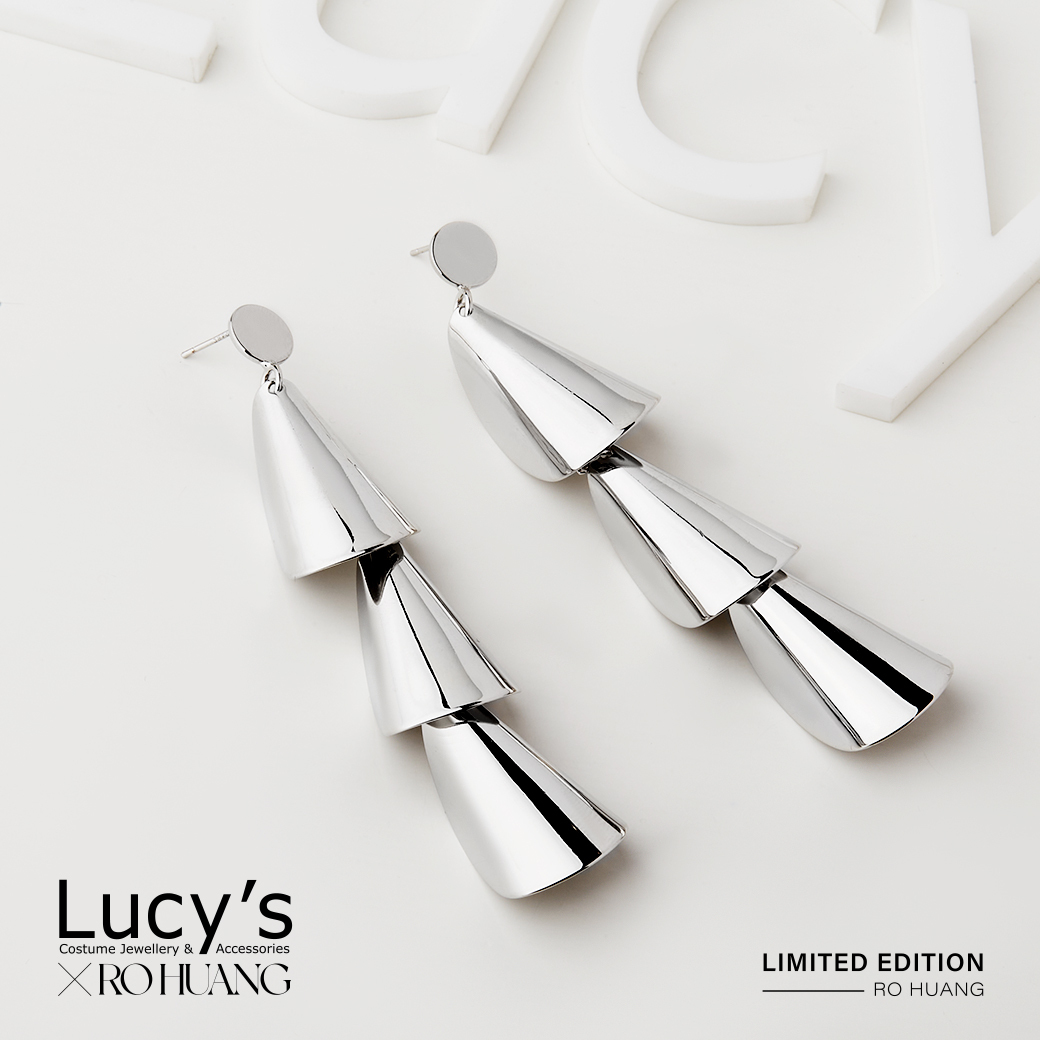 Lucy's X RO HUANG．耳環 (二色) (116594/116595)