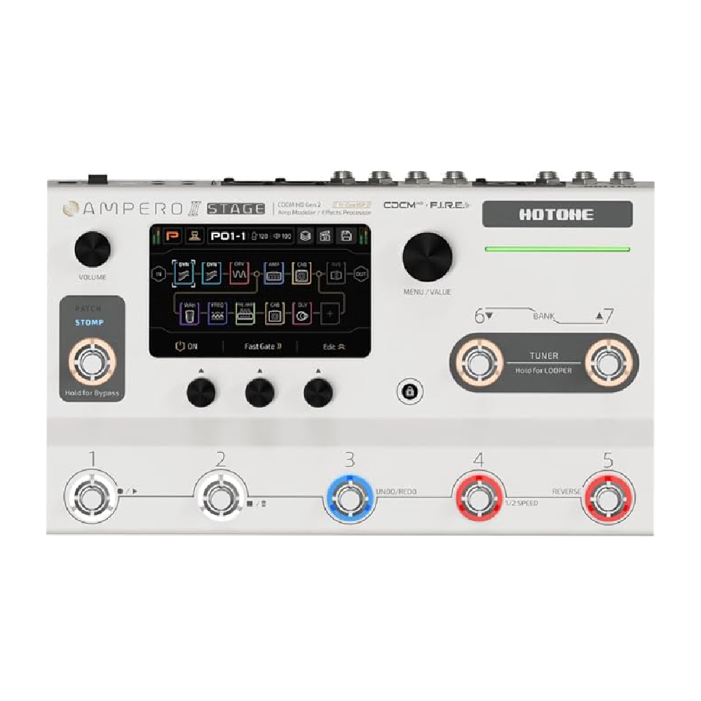 Hotone Hotone / Ampero 2 Stage 綜合效果處理器 — 三峽效果器