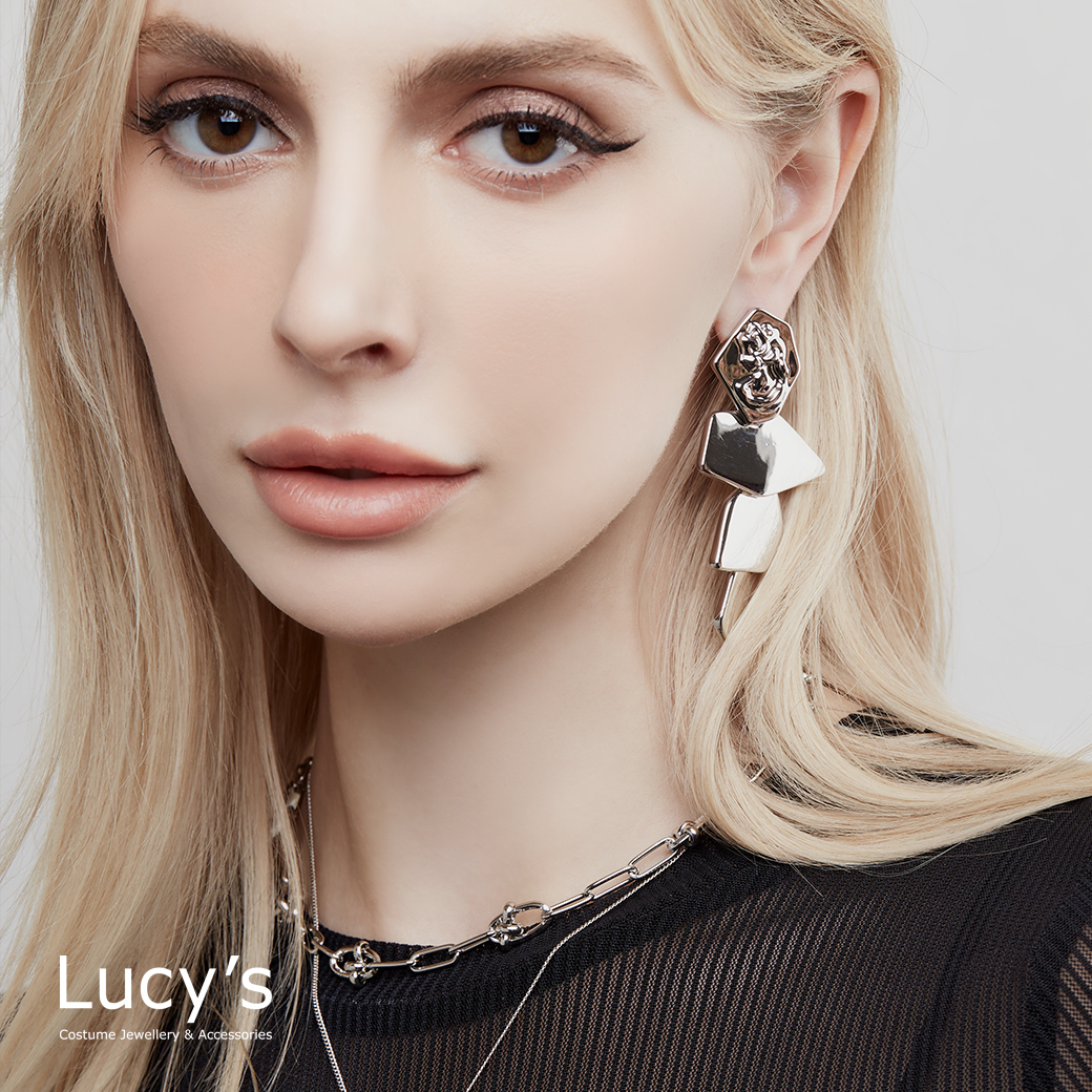 Lucy's X RO HUANG．耳環 (二色) (116627/116628)