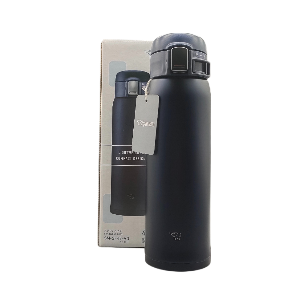 象印Zojirushi  超輕量OneTouch不鏽鋼真空保溫杯 480ml SM-SF